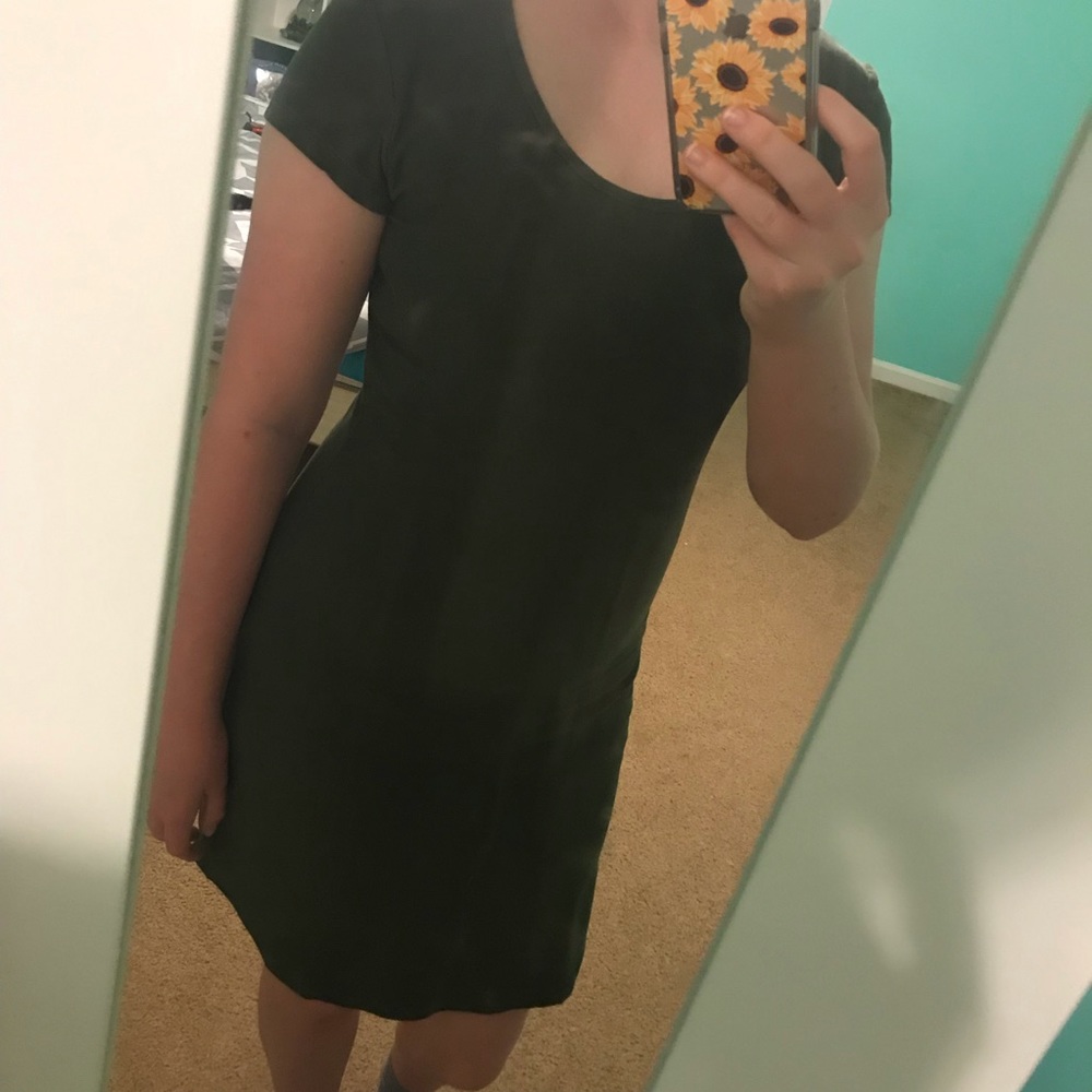 Derek Heart Olive green T shirt dress